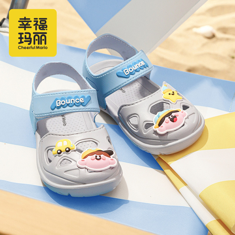 Happy Mary Children's Croc Shoes Summer Non-Slip Soft Sole Sandals Cartoon Boys and Girls Beach Shoes Lightweight and Breathable Happy Mary Children's Croc Shoes Summer Non-Slip Soft Sole Sandals Cartoon Boys and Girls Beach Shoes Lightweight and Breathable