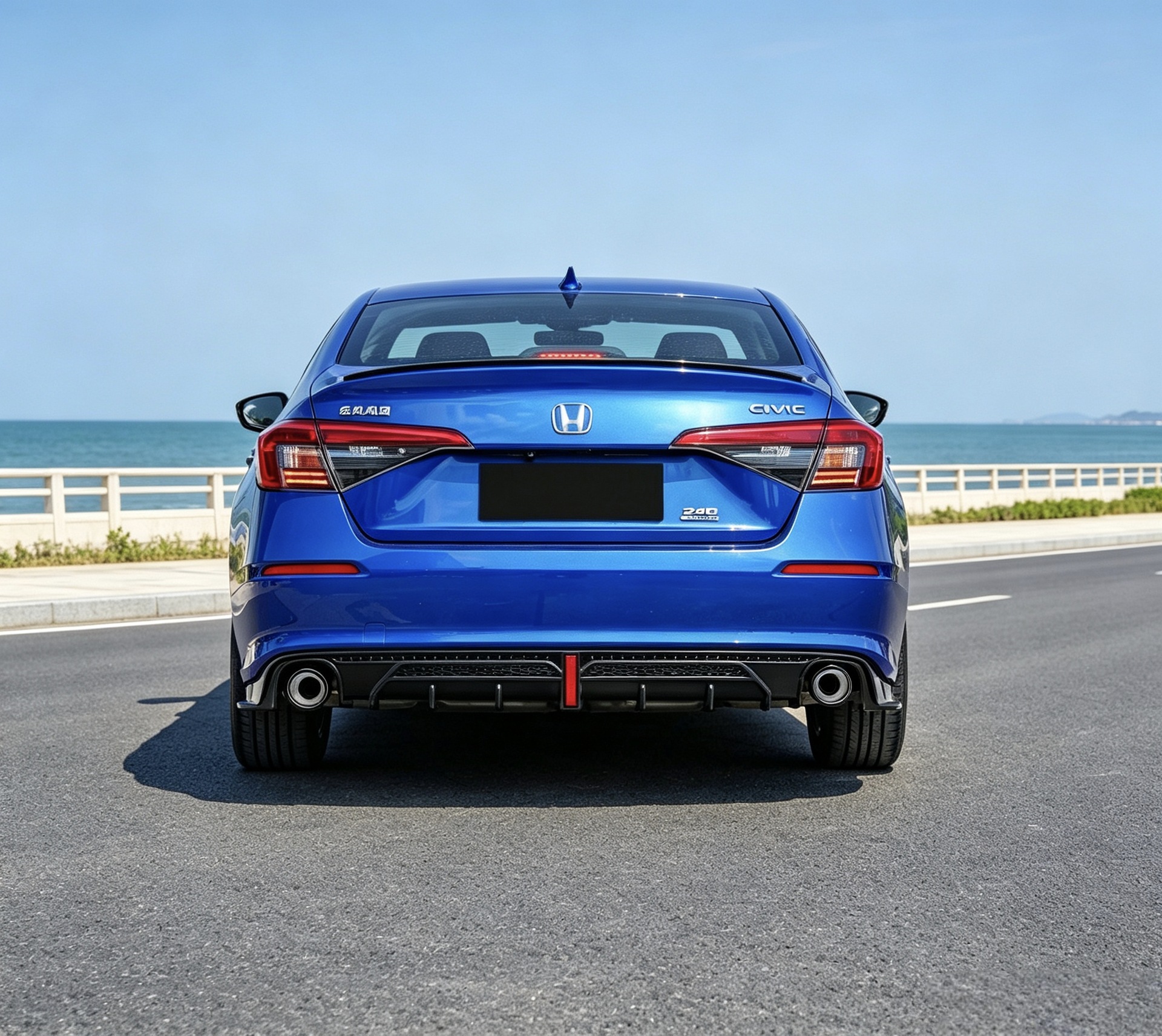 Suitable for 22 models of the 11th generation Civic modification: rear lip, rear spoiler, rear bumper, front splitter, front lip, side skirts, and rear wing