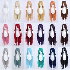 万用cosかつら長直髪アニメ100cm毛娘造形偽毛長前髪全体セットスポット