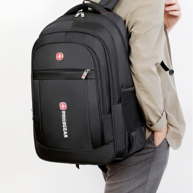Free Shipping Wholesale Sabre Men's Backpack Business Casual All-match Large Capacity Sports Outdoor Travel Student Schoolbag
