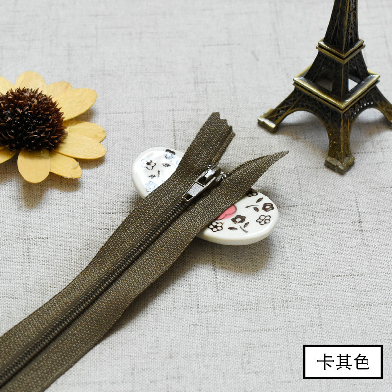 25cm No.3 ジッパー ナイロン ジッパー ヘッド パンツ クローズドテール ハンドメイド DIY ジッパー 衣類付属品 ジッパー|undefined