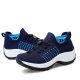 Cross-border Explosions Large Size Women's Shoes Mother Shoes Rocking Shoes Socks Shoes Casual Flying Weaving Women's Shoes Foreign Trade Lace-up Thick Sole Shoes