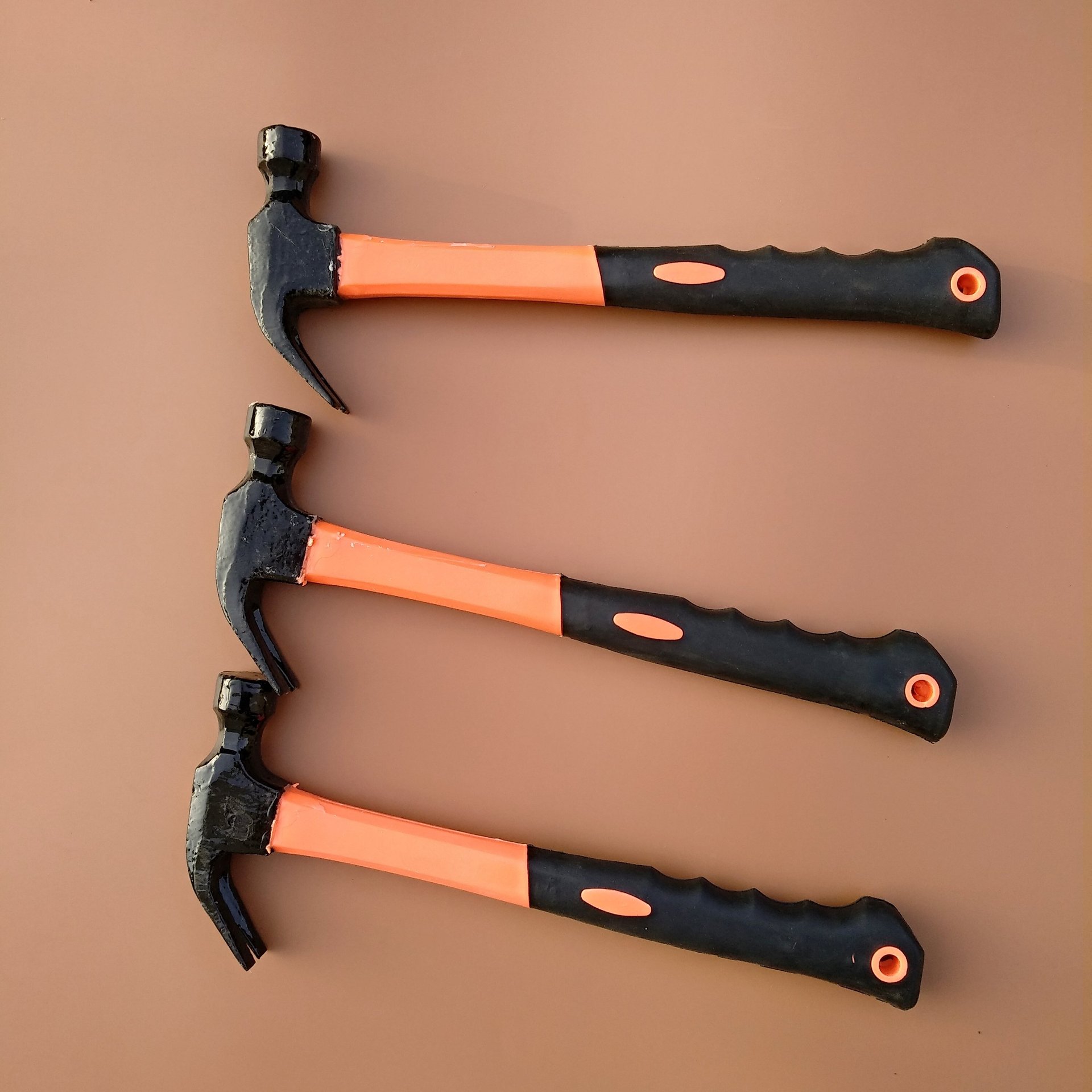 厂家供应包塑柄羊角锤起钉锤 安全锤木工锤家用锤