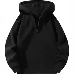 American Casual Zipper Hoodie Loose Sports Sweater Cross-border 2024 Autumn and Winter European and American Street Cross-border Amazon