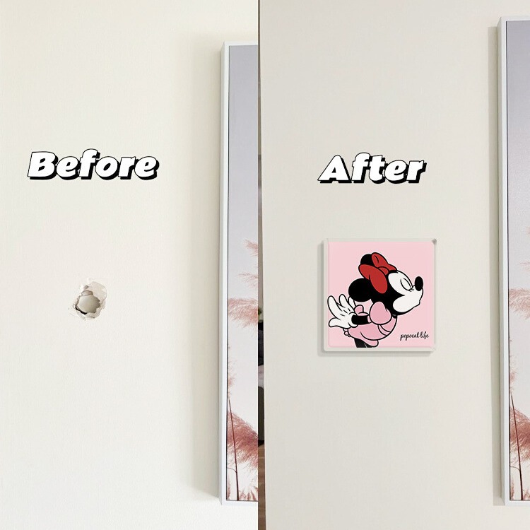 Mickey's World Wall Reconstruction Ugly Covering Artifact Acrylic Wall Hole Covering Sticker Toilet Tile Beautification Sticker