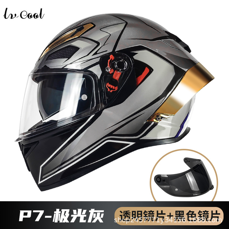 3C certificado casco de la motocicleta de fábrica al por mayor DOT Comercio exterior casco Nacional Estándar Clase A Four Seasons Universal