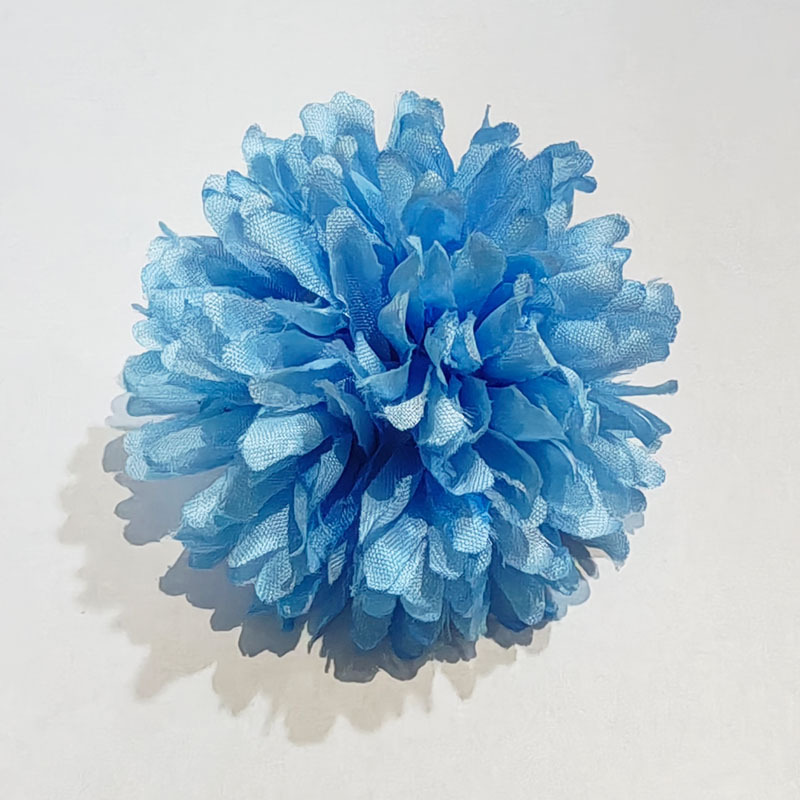 Personalizado de 8 capas de tenis de mesa, flor de crisantemo, material semiacabado, tocado de horquilla, accesorios decorativos hechos a mano, flores
