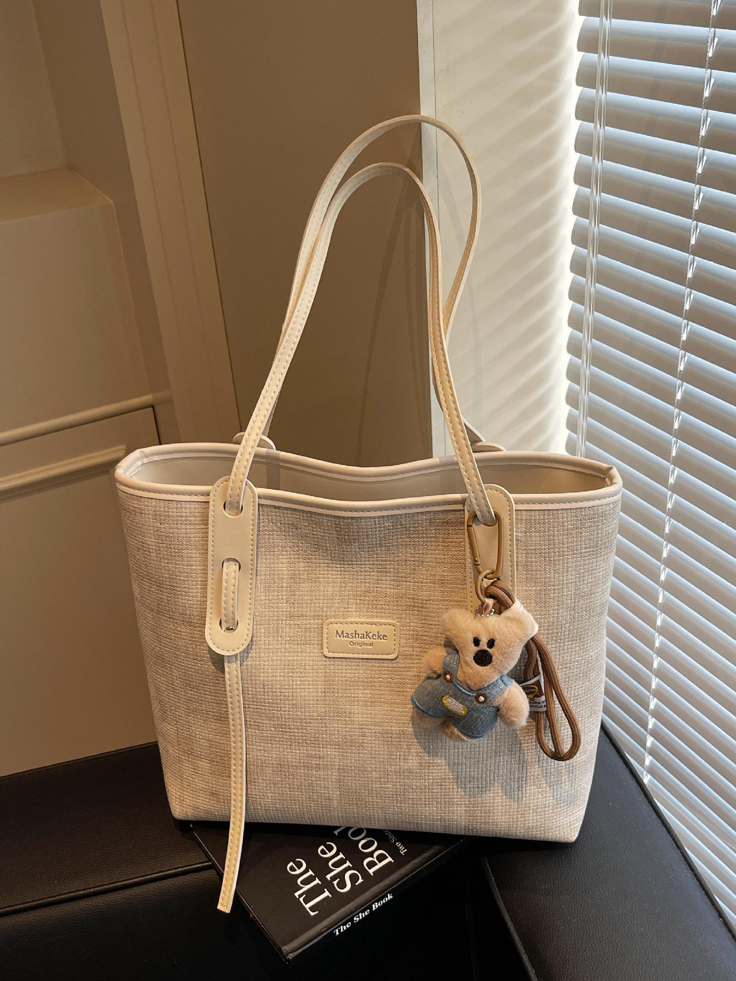 Bolso de axila de trabajo de cercanías más vendido transfronterizo de gran capacidad 2025 nuevo bolso de hombro retro de todo fósforo Bolso Tote para mujer image 5