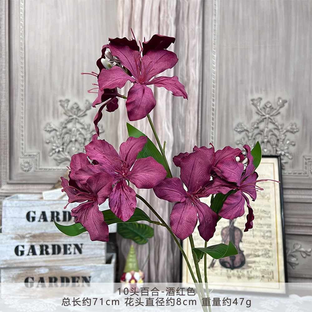 Wp-10 lily - burgundy