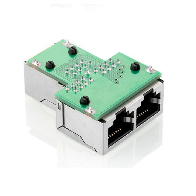 Сетевой удлинитель RJ45 Shielding Sanlong головка сети полупроводниковый один пункт два сетевой кабель удлинитель три сети