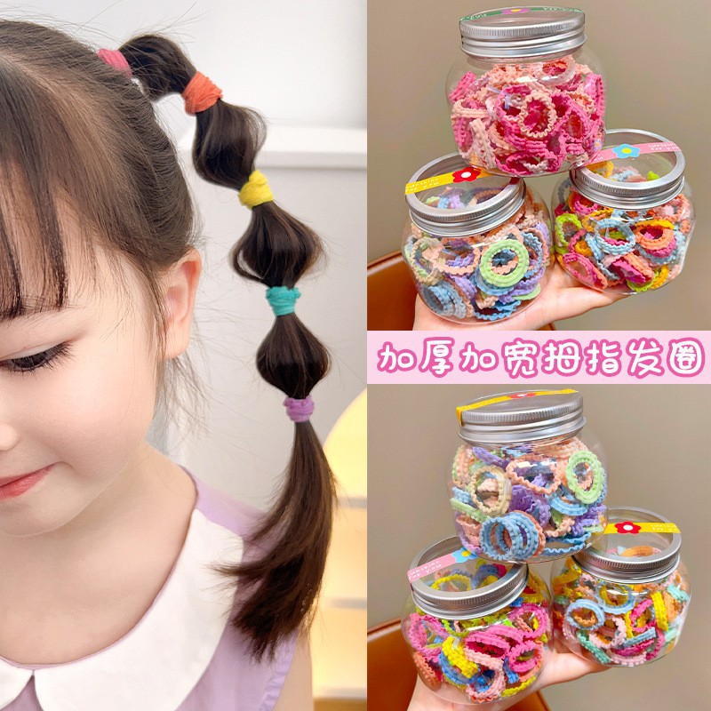 Anillo de cabello para niños no daña cabello de alta elasticidad niñas correa de goma para cabello de bebé correa de cabello para cabello de niñas correa de goma