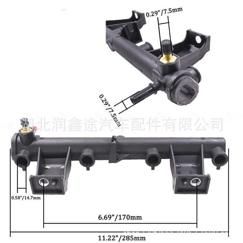 198537 9636520780 9676869280 Fuel Injector Bracket Suitable for Peugeot 307 206 308 C4