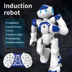 機械戦警早教ロボット歌う電動赤外線誘導児童リモコン玩具楽州ロボット