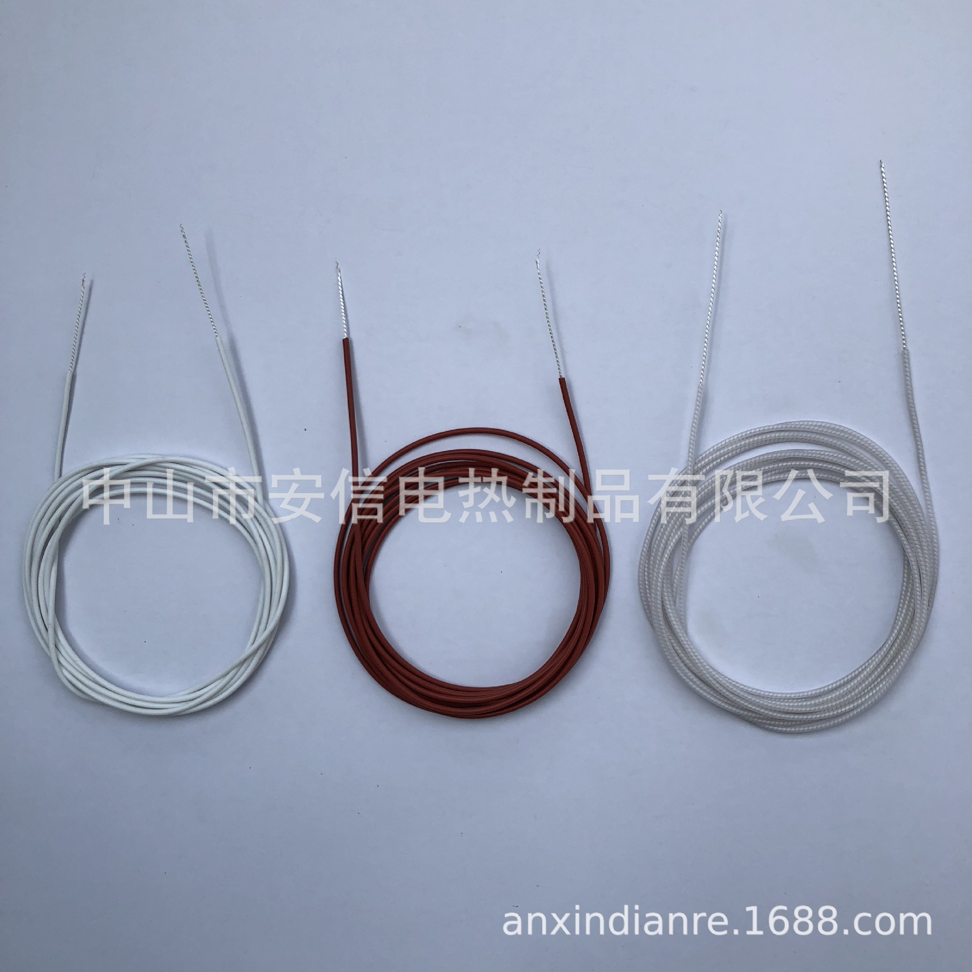 供应硅胶发热线 高压低压各种电阻值发热线 0.1-10000欧电阻定做