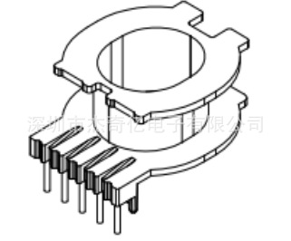 【厂家直销】价格优惠 变压器骨架 ATQ2818  5+0