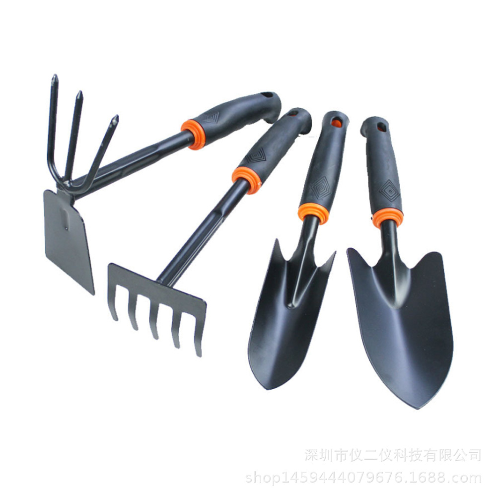 园艺工具园林铲子锄头除草家用种植套装盆栽挖土松土工具四件套