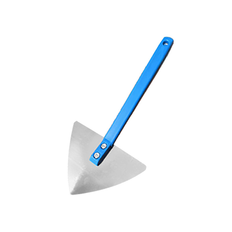 Acero inoxidable ángulo de pared de dibujo de ángulo artefacto mágico de construcción de barro de diatomitas raspador de pared herramienta de ángulo