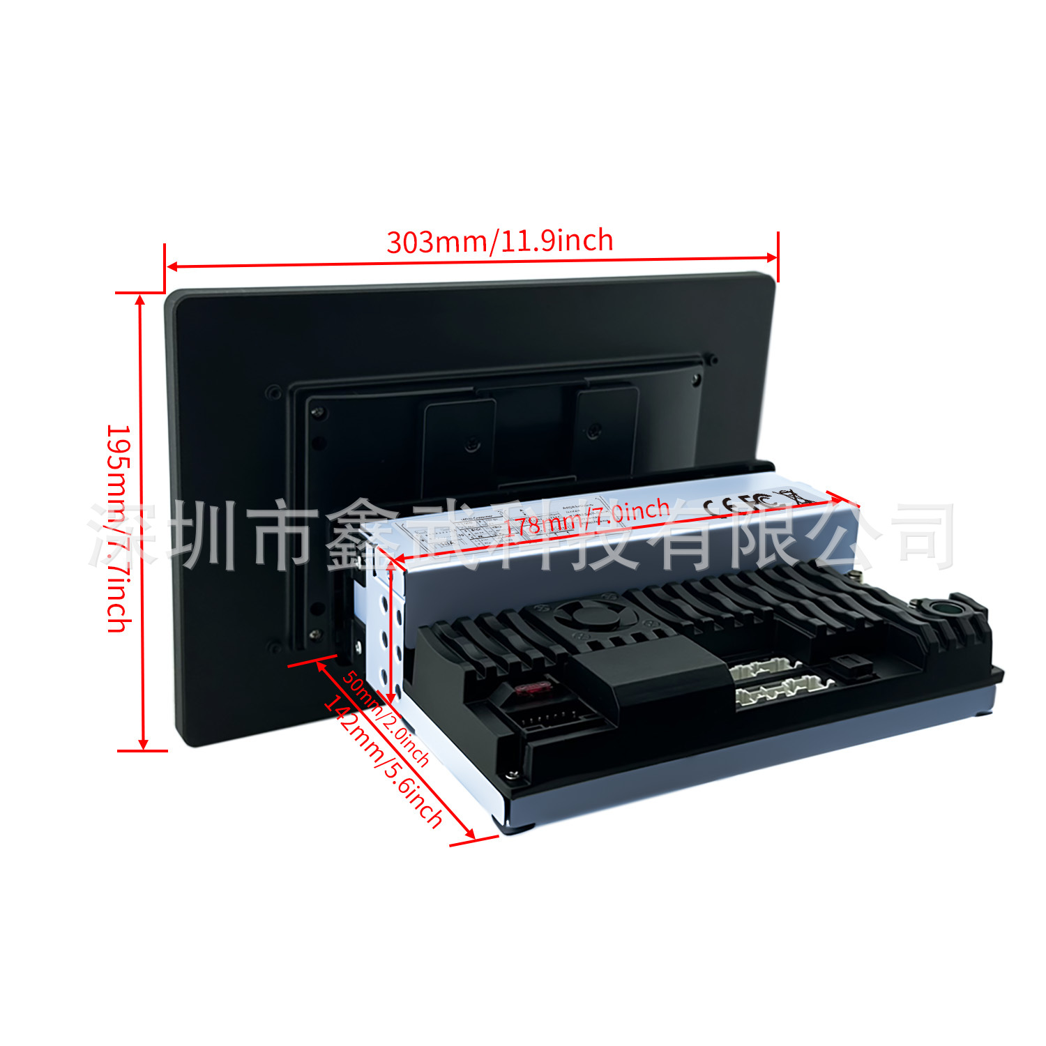 Cross-Border Exclusive Supply of 13.1inch Universal Android Central Control Large-Screen Car Navigation Systems with Wireless Carplay