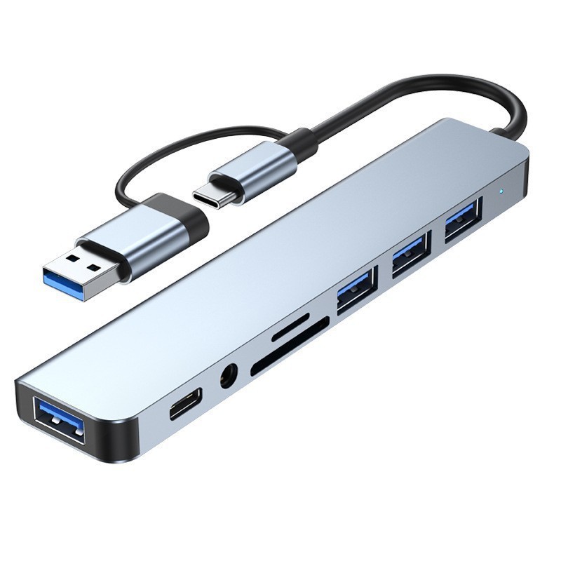 ロットスポットType-c変換HDMI VGA四合一変換器usbコンピュータ中継ケーブル付き電源拡張ドック|undefined