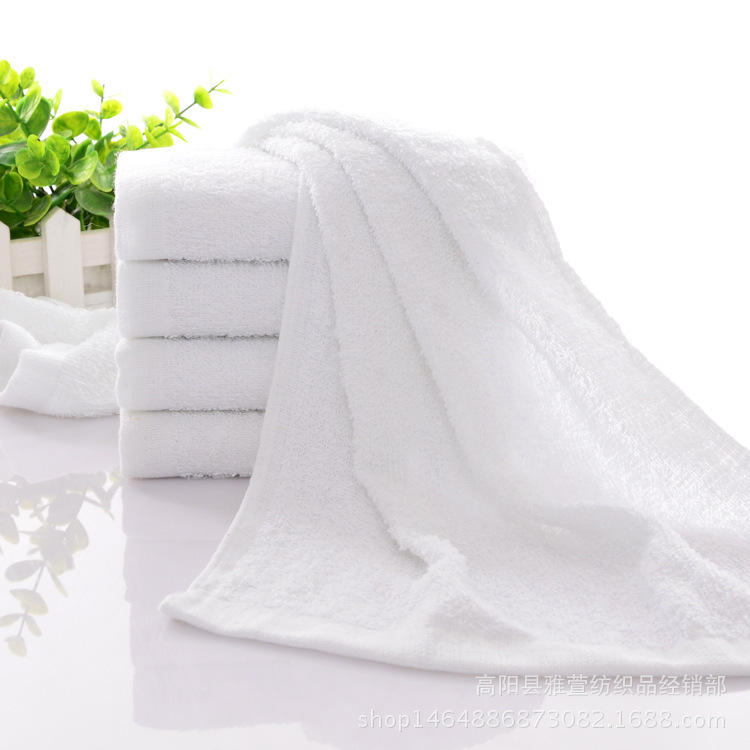 Popular Disposable White Towels, All-Cotton Wholesale Bath Towels, Hand-Wrapping and Back-Scrubbing Towels, Customizable Logo, Disposable for Sauna Clubs