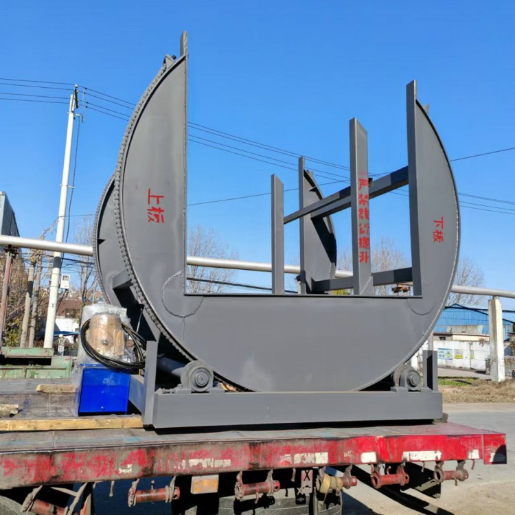 酚醛外墙保温板180度翻板机 成摞板材翻面机 3-5吨不同规格翻转台