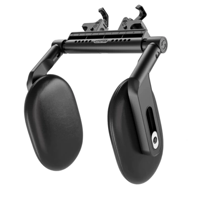Three-axis linkage double hook multifunctional car pillow memory foam side sleeping headrest car neck pillow sleeping headrest (Headrest) - a13-skin-friendly-leather-three-linkage-machinery-black