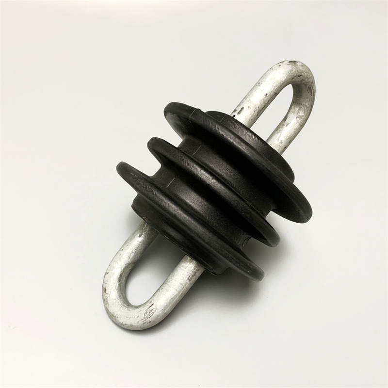 拉紧绝缘子复合树脂拉线绝缘子硅胶黑色拉紧绝缘子U型绝缘子