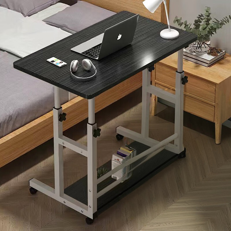 Escritorio de estudio ajustable, mesita de noche, mesa auxiliar, escritorio de ordenador para dormitorio, escritorio de oficina móvil para dormitorio, mesita de noche para dormitorio.
