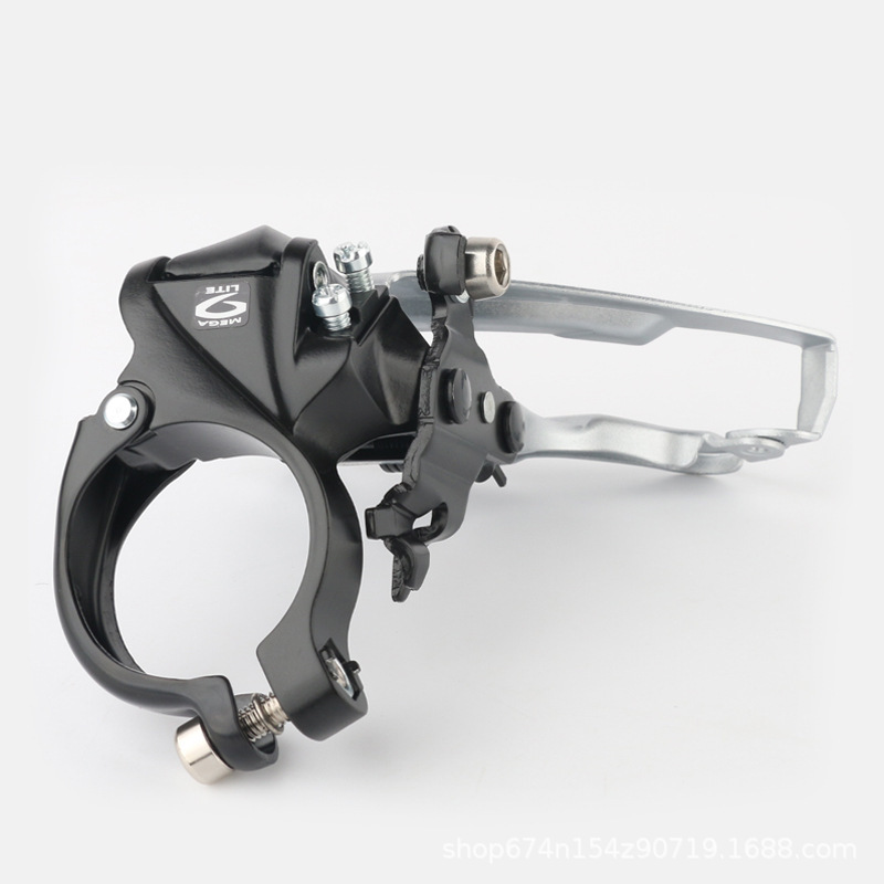 Ximano M2000 dial frontal 9-Velocidad de 27 velocidades bicicleta de montaña desviador frontal diente Placa de transmisión hacia arriba y hacia abajo doble tirón