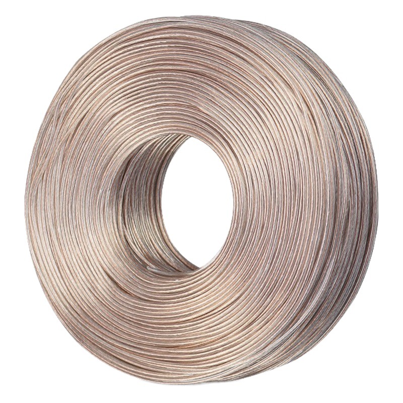 2464 22AWG lámpara de dos núcleos de cobre puro con luz de neón transparente electrónica cable redondo conexión extensión DC cable de la manga de protección
