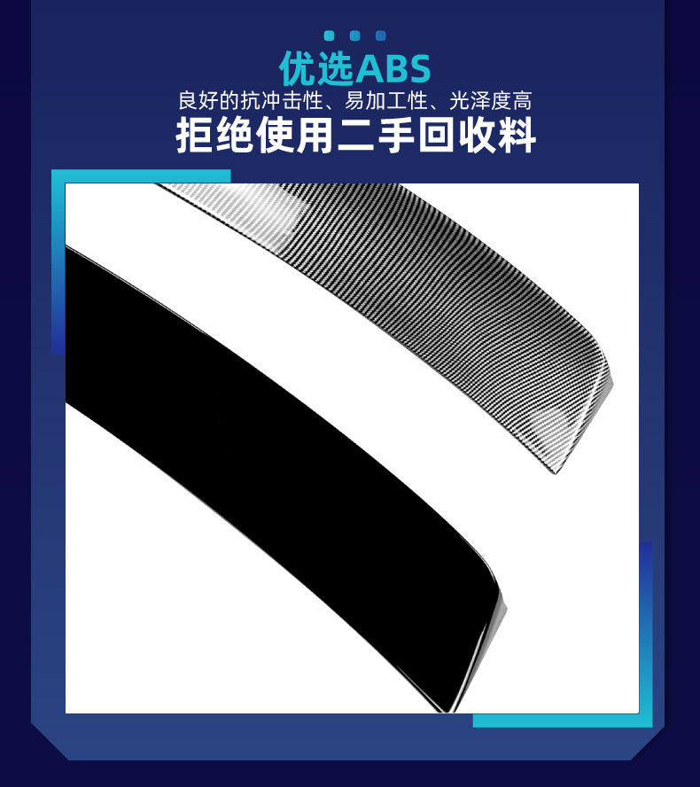 Suitable for 2020+ BMW 4 Series G26 top spoiler, rear spoiler, stabilizer wing, ducktail wing, cross-border modification parts