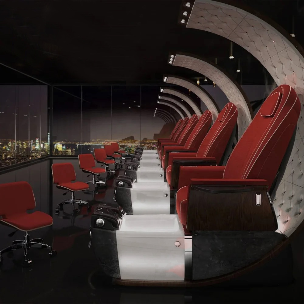 Silla de manicuría de alta calidad spa manicuría multifuncional sofá de baño de pies spa silla de belleza de pies