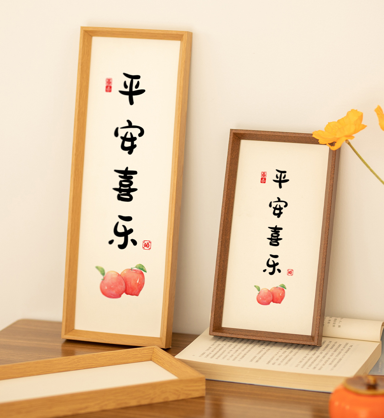 木质简约书法相框摆台挂墙a4画装裱摆件5寸6寸7寸8寸10寸画框批发-阿里巴巴