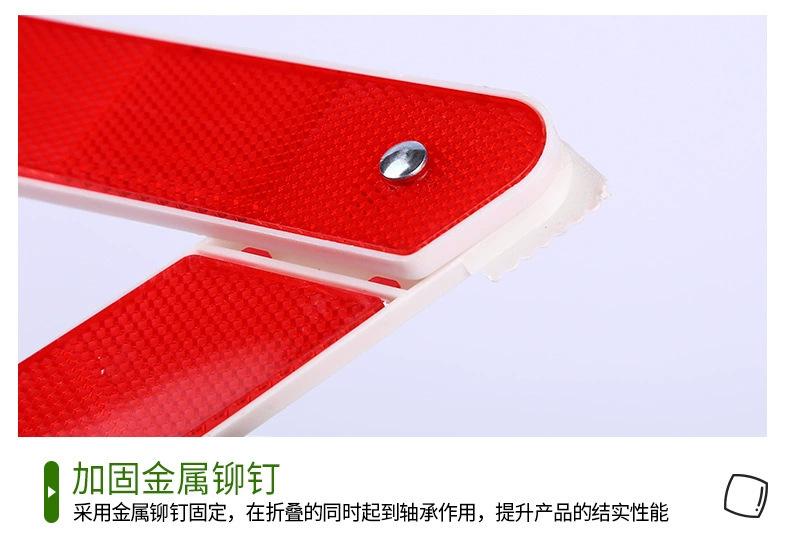Car warning triangle sign, high-brightness reflective triangle stand, in-stock vehicle emergency hazard warning sign
