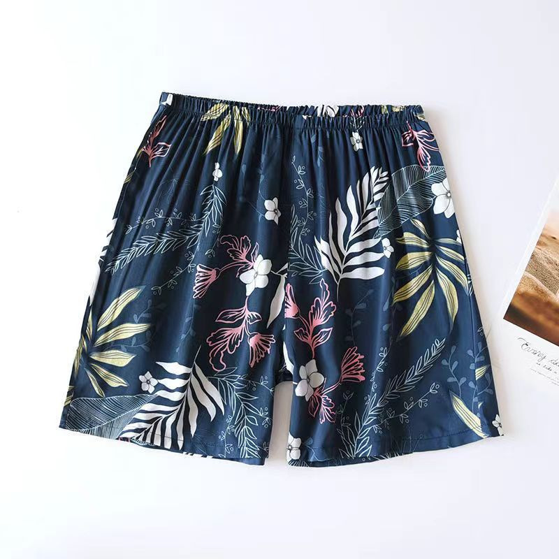 2023 Five-point Pants Spring and Summer New Non-fading Beach Shorts Home-wearable Cotton Silk Women's Casual Shorts