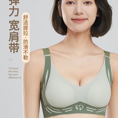 跨境大码运动内衣女收副乳软支撑小胸聚拢防下垂跑步固定杯文胸罩