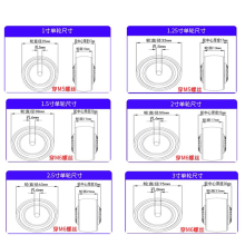 1寸2寸3寸行李箱轮子带轴承单轮子静音耐磨轱辘TPE滚轮橡胶单轮片