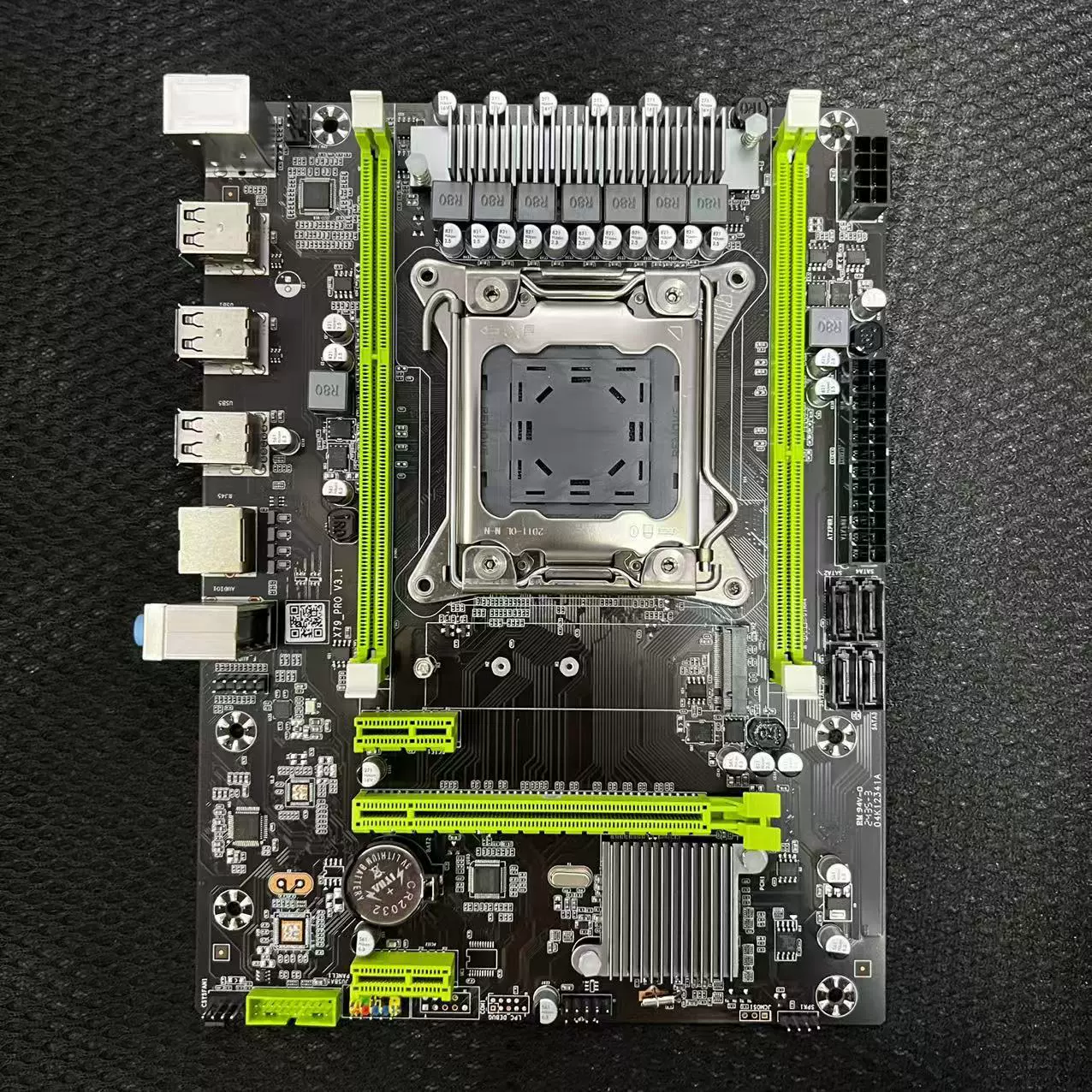 Новая материнская плата X79Pro LGA 2011 компьютерный стол DDR3 ECC память к Qiangqiang E5 2680V2CPU