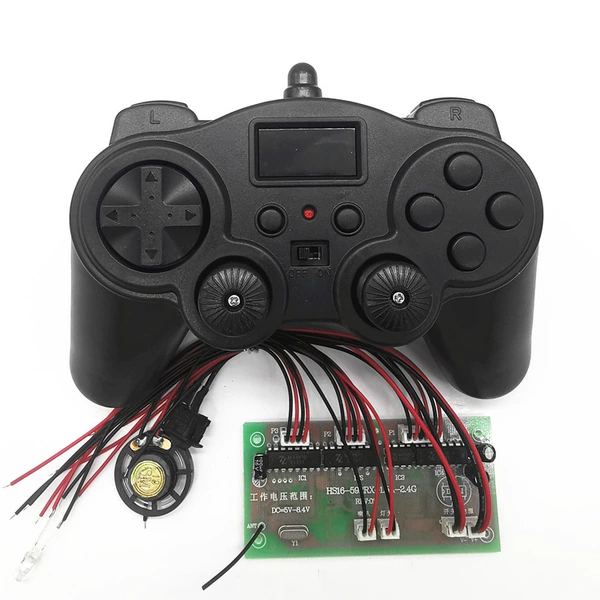 Black set, remote control