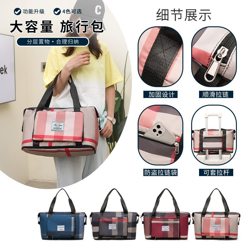 Multifuncional bolsa de fitness deportiva de gran capacidad impermeable resistente al desgaste bolsa de viaje natación bolso de separación húmedo y seco Universal