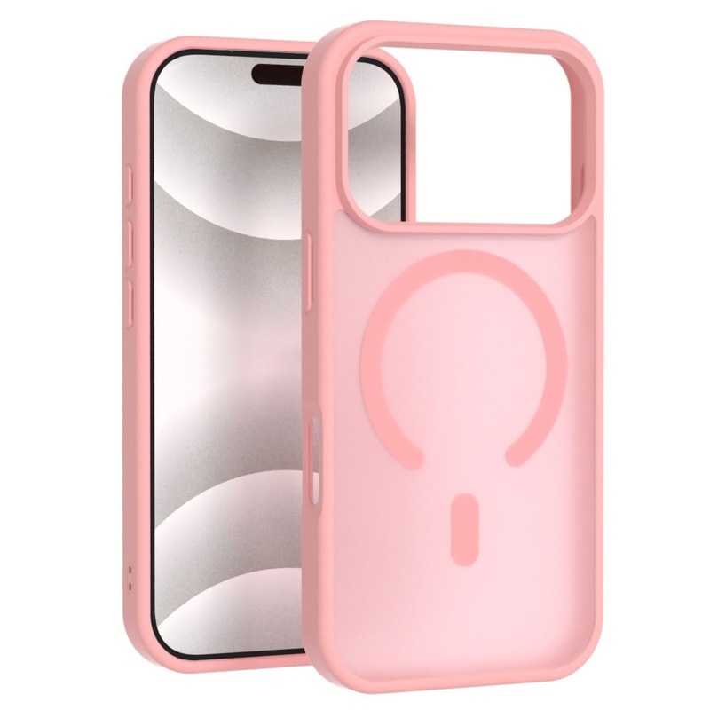 亚马逊适用苹果16Pro手机壳 iPhone17肤感磁吸壳防摔保护套银盾|undefined