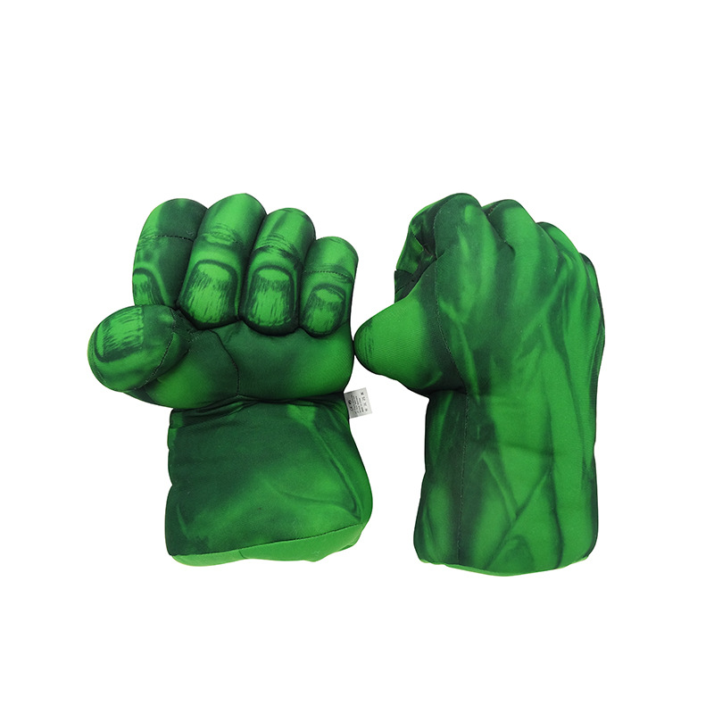 Hulk puño guantes Spider-Man Iron Man guantes de boxeo Haoke película de boxeo de peluche de juguete