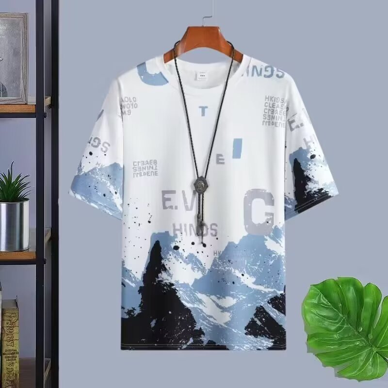 블루 [미스트 마운틴] 반팔
