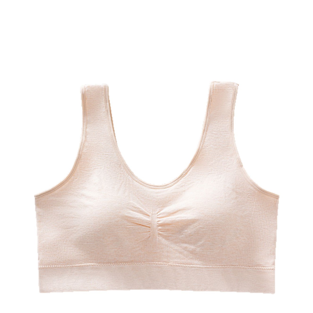 Yanjiasi Extra Large Plus Size Beautiful Back Wireless Thin Air Conditioning Cup Breathable Hole Fixed Cup Vest Style 1868