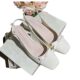 Square Head Thick Heel Shallow Mouth Back Empty Baotou Mary Jane Sandals Women's Bow Shoes Sweet Age-reducing 2024 New