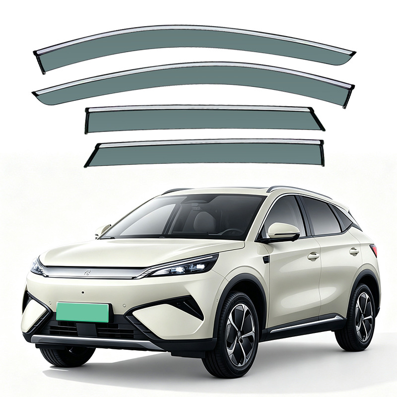 Suitable for BYD Yuan PLUS car window rain visors, rain guards, and window deflectors. Yuan UP EV window visor