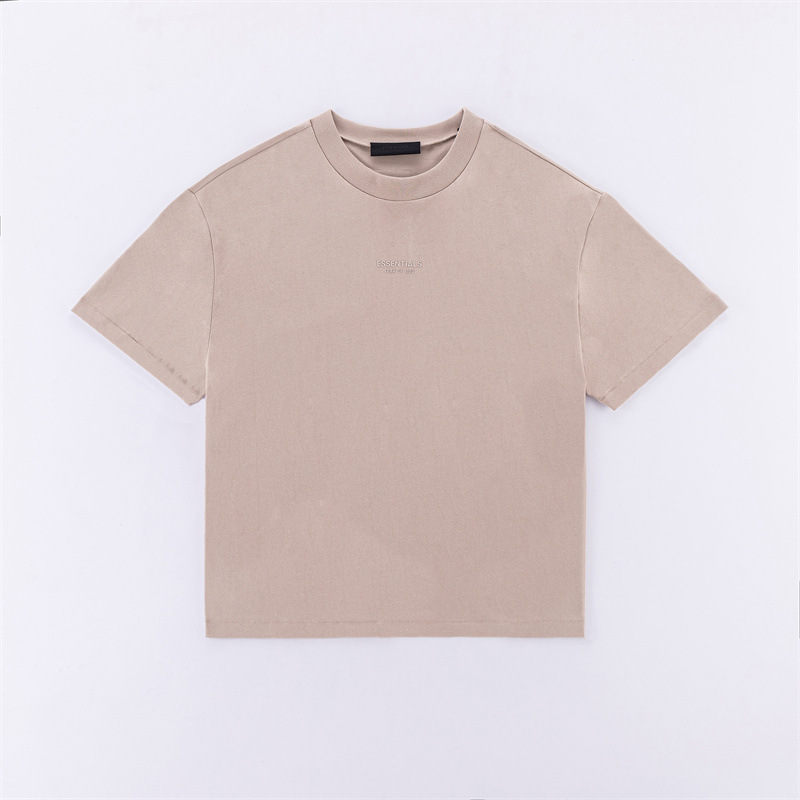 FEAR OF GOD複線ESSENTIALS雲シリーズ純綿ゆるいカジュアルカップルFOG半袖tシャツ潮|undefined