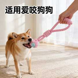 宠物绳结绳子玩具小狗成犬通用磨牙耐咬解闷神器狗狗互动拔河用品
