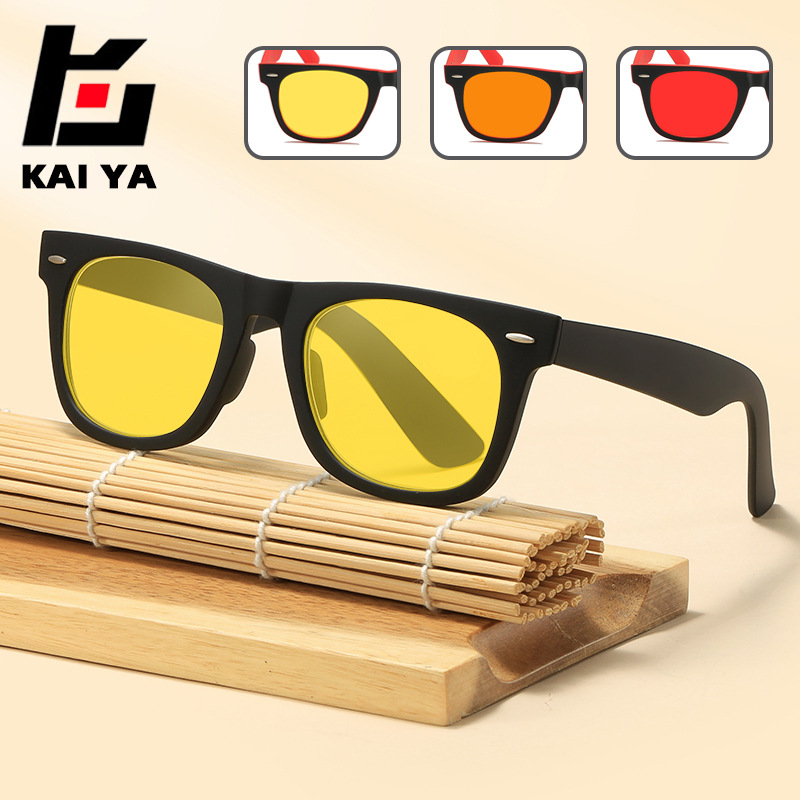 跨境大框夜视防蓝光眼镜男女款玩游戏看电脑办公电竞专用护目眼镜