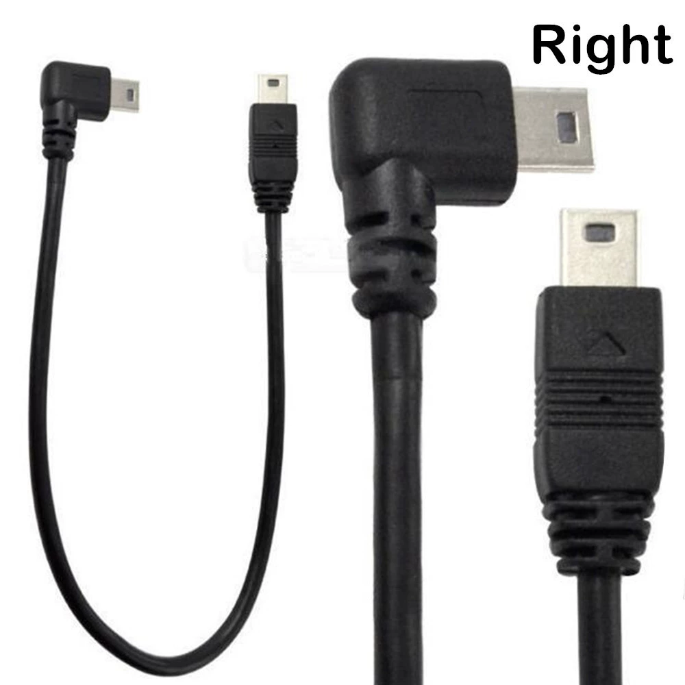 [USB-кабель 90° T-образный разъем мини 5P к мини 5P, кабель продления для цифровых фотоаппаратов]